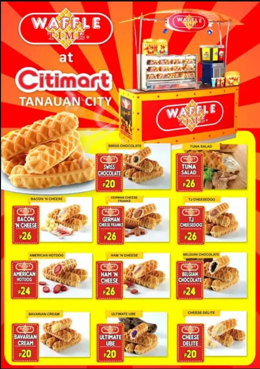 Waffle Time Menu